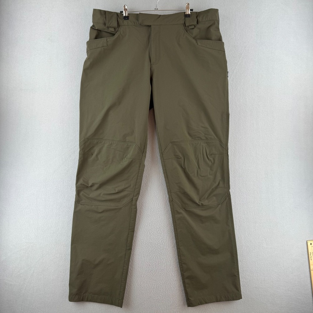Helikon Tex Pants Mens 40x34 Dark Olive Green Stretch Tactical Elastiic Waist
